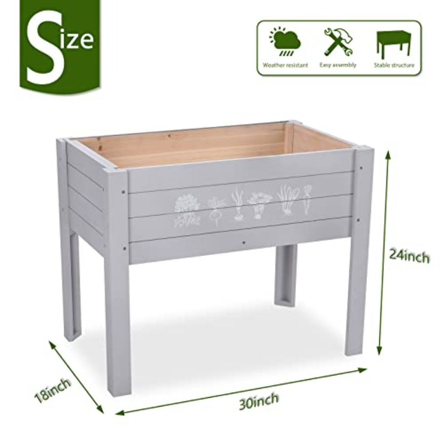 Light Blue Wooden Elevated Rai – Outdoor Lighting Box recenzja i cena