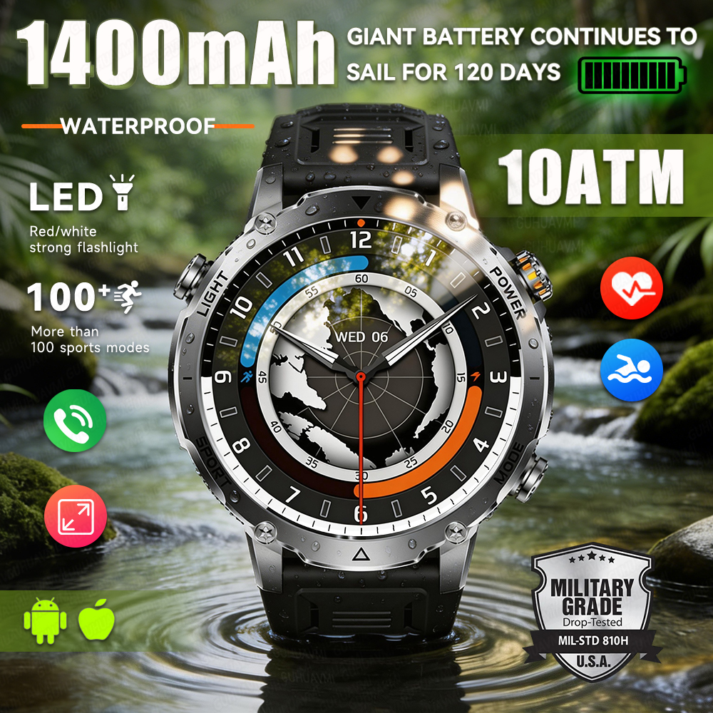 2026 New Military Smart Watch  – Outdoor Lighting Perspectives recenzja i cena