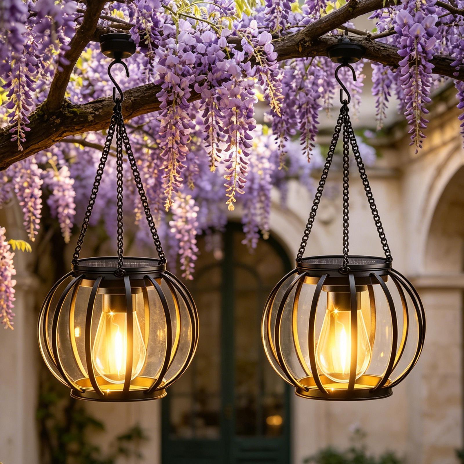 Solar Lanterns Outdoor 2 Piece – Outdoor Lighting Hooks recenzja i cena