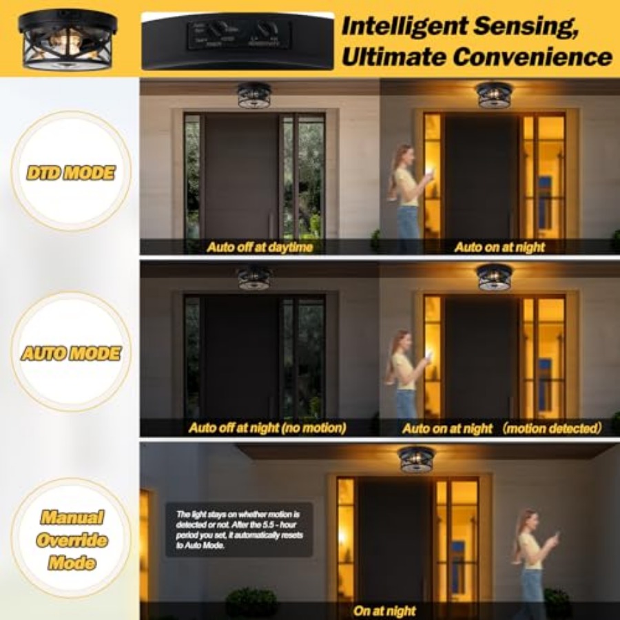 Motion Sensor Outdoor Ceiling  – Outdoor Lighting Sensor recenzja i cena