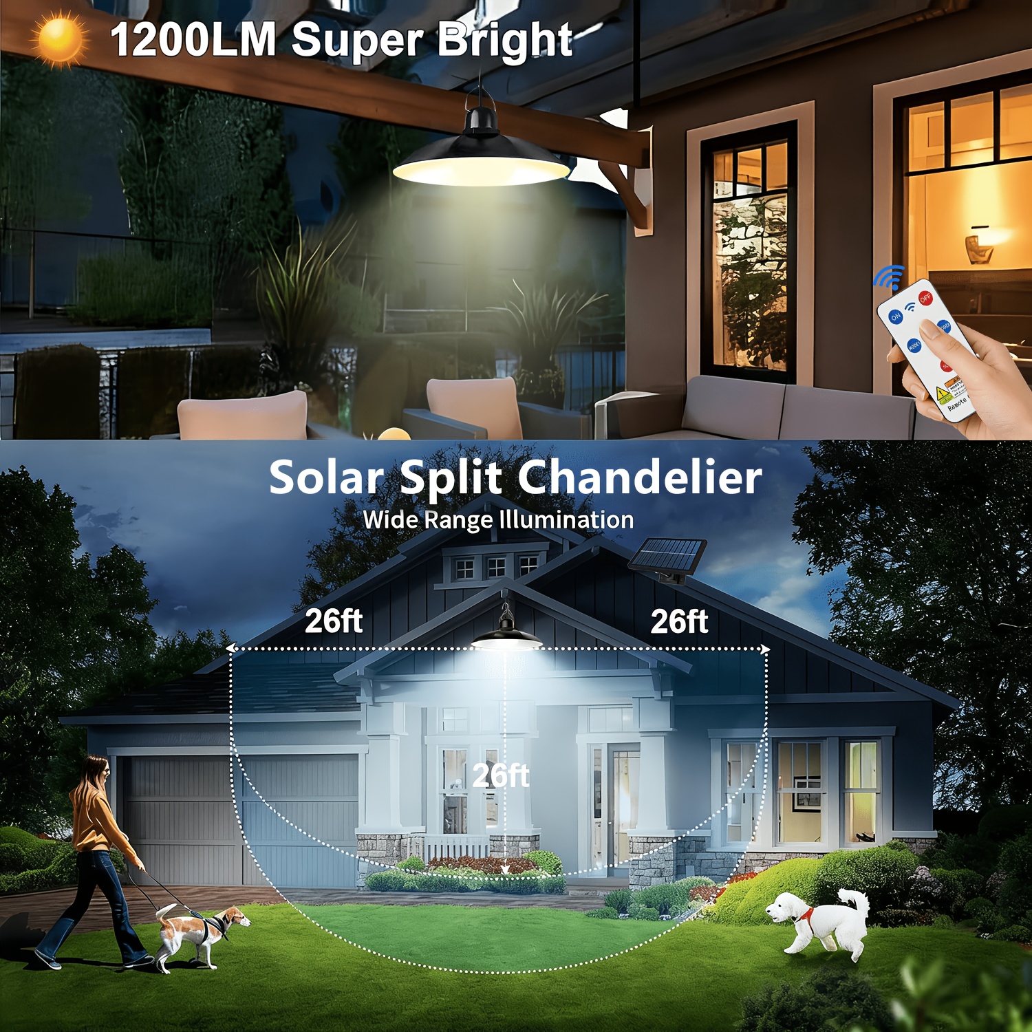 1pc Solar Pendant Light Outdoo – Outdoor Lighting Pendant recenzja i cena
