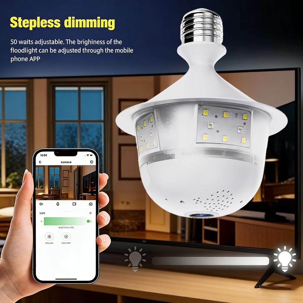 Bulb Indoor Camera Security In – Outdoor Lighting No Electricity recenzja i cena