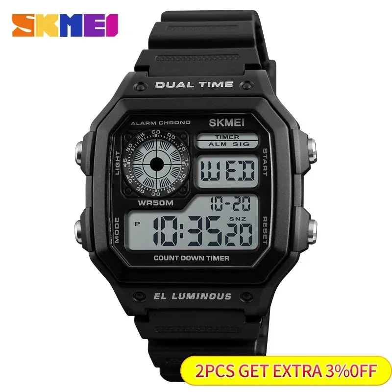 SKMEI 1299 Fashion Men PU Stra – Outdoor Lighting Zones recenzja i cena