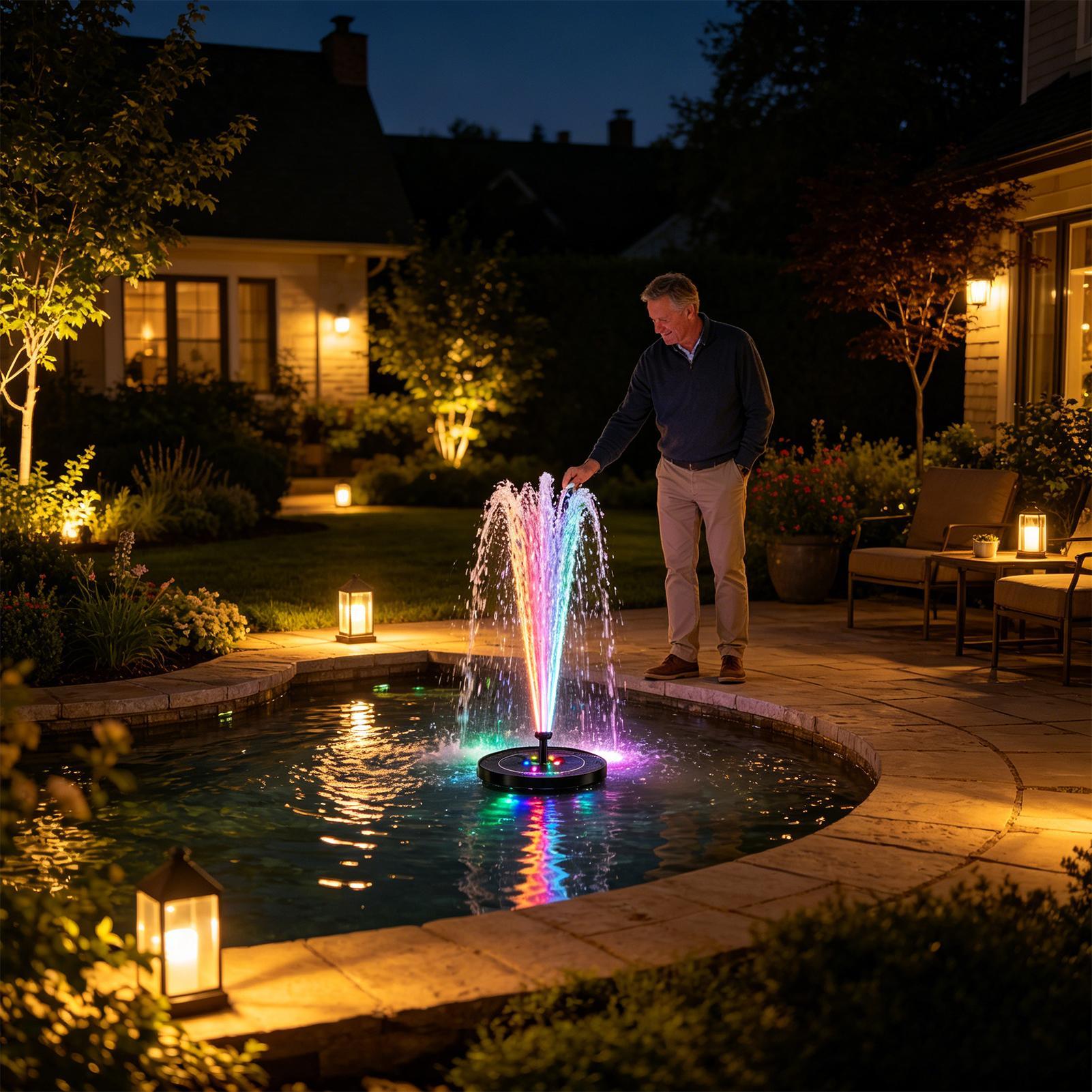 Floating Solar Bird Bath Fount – Bollard Light Garden recenzja i cena