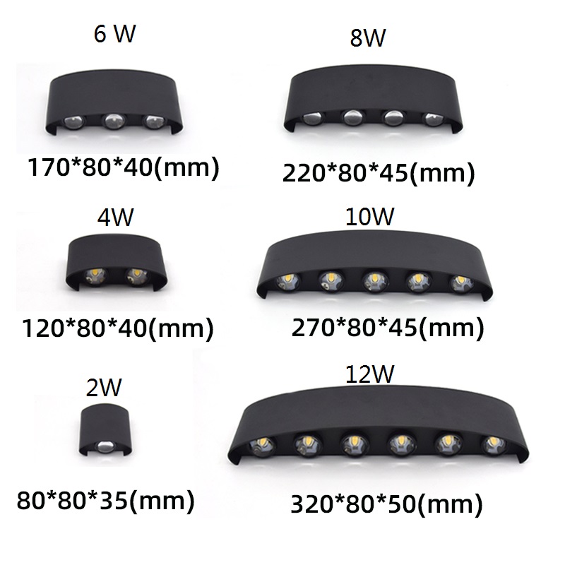 Modern Led Wall Lamp Outdoor S – Outdoor Lighting Up And Down recenzja i cena