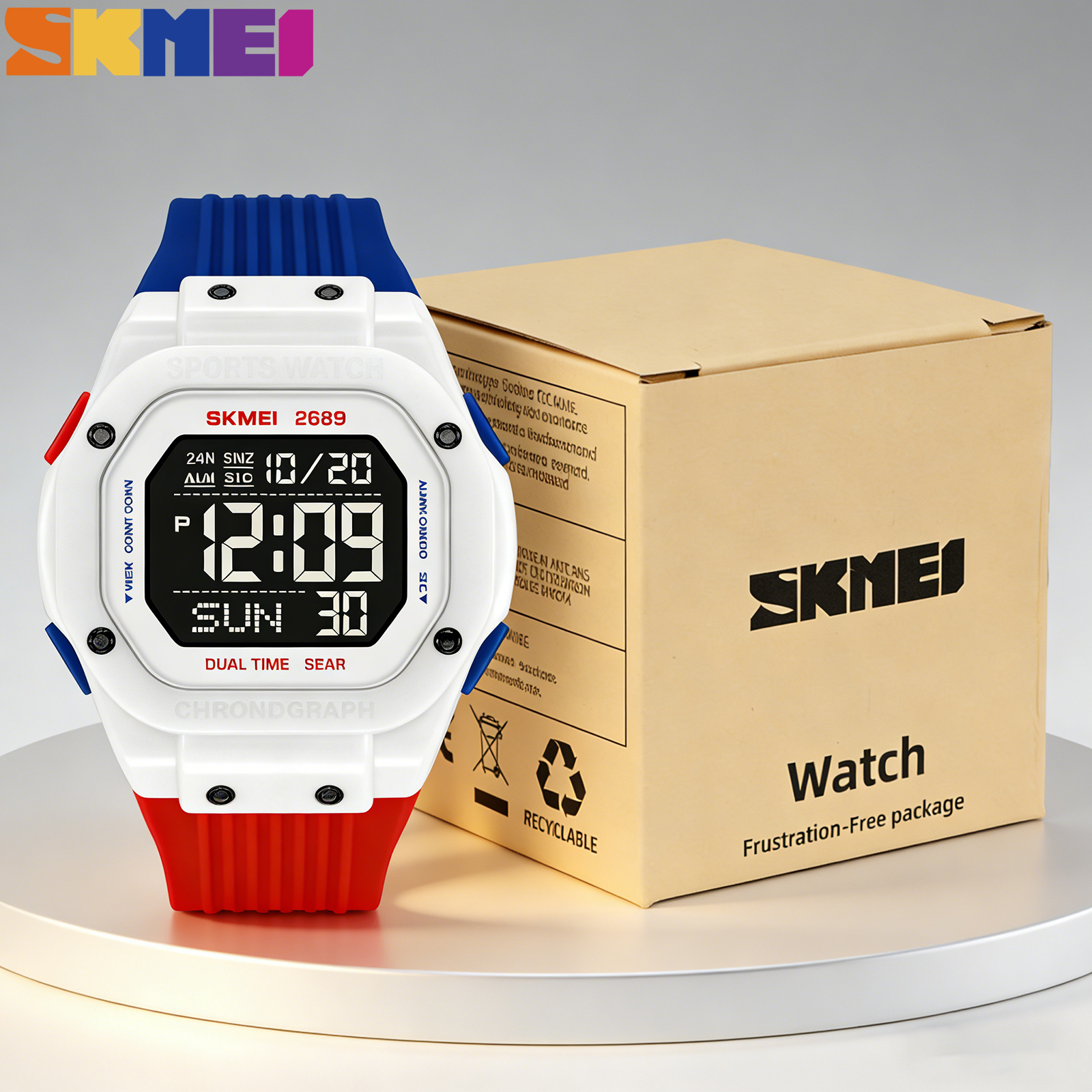 SKMEI 2689 Fashion Wristwatch  – Outdoor Lighting Zones recenzja i cena