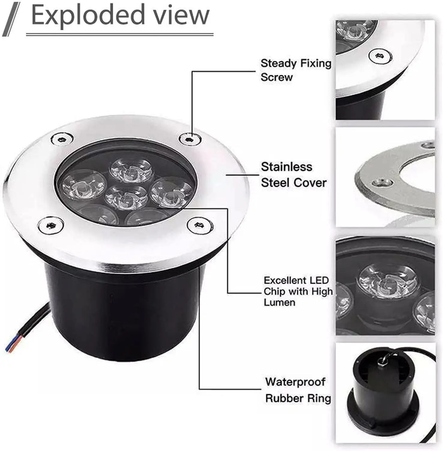 Outdoor LED Garden Lighting, W – Outdoor Lighting Recessed recenzja i cena