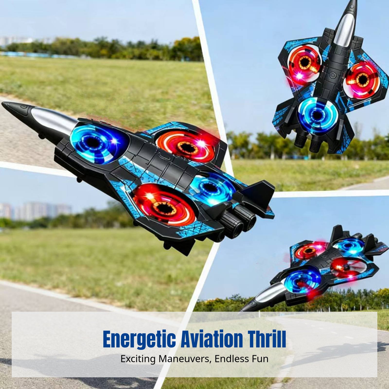 RC Stunt Fighter Jet, Remote C – Outdoor Lighting Box recenzja i cena